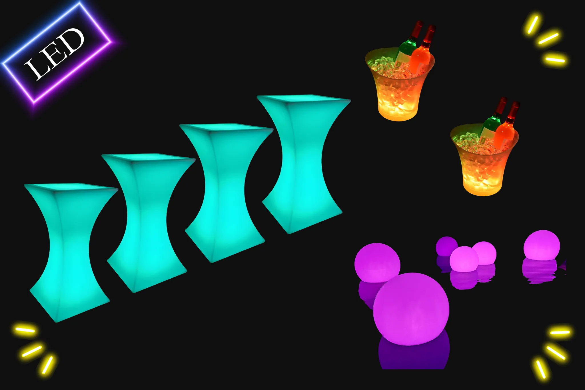 Paquete de mobiliario LED