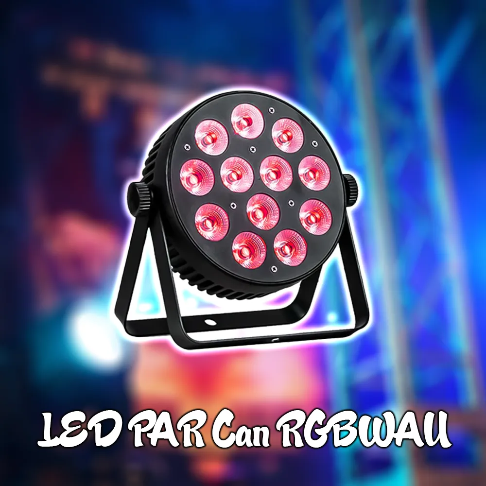 LED PAR CAN RGBWAU