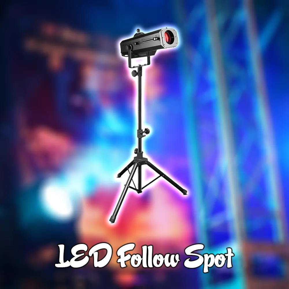 120 watt LED Follow Spot with Stand