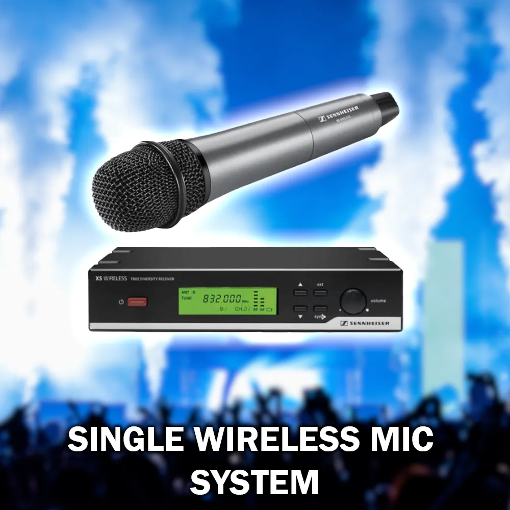 Single Handheld W/L Microphone System