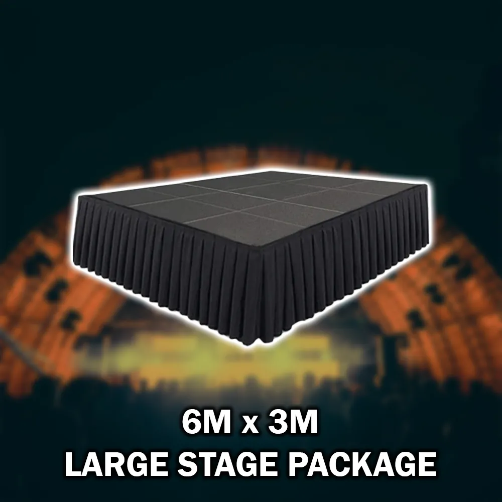 6m x 3m Large Stage Package