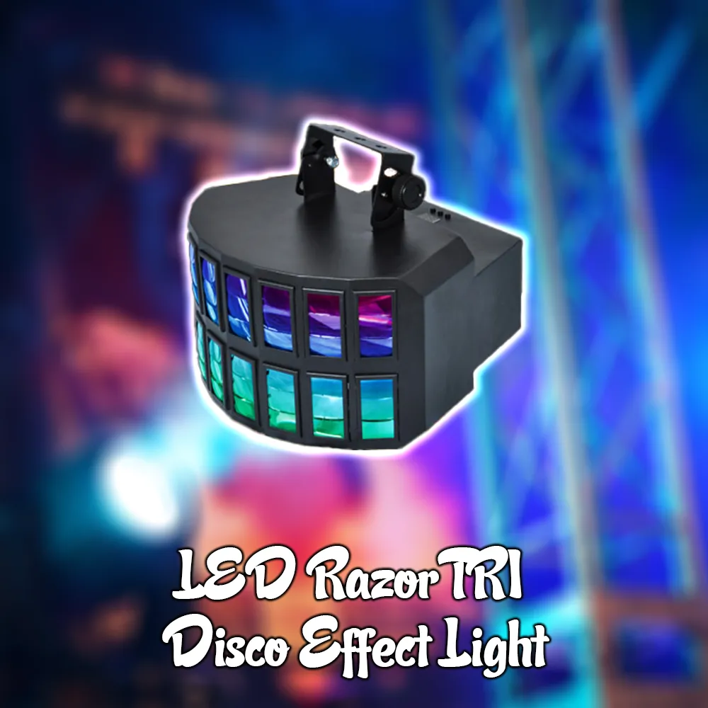 LED RazorTRI Disco Effect Light