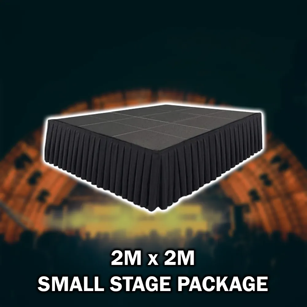 2m x 2m Small Stage Package
