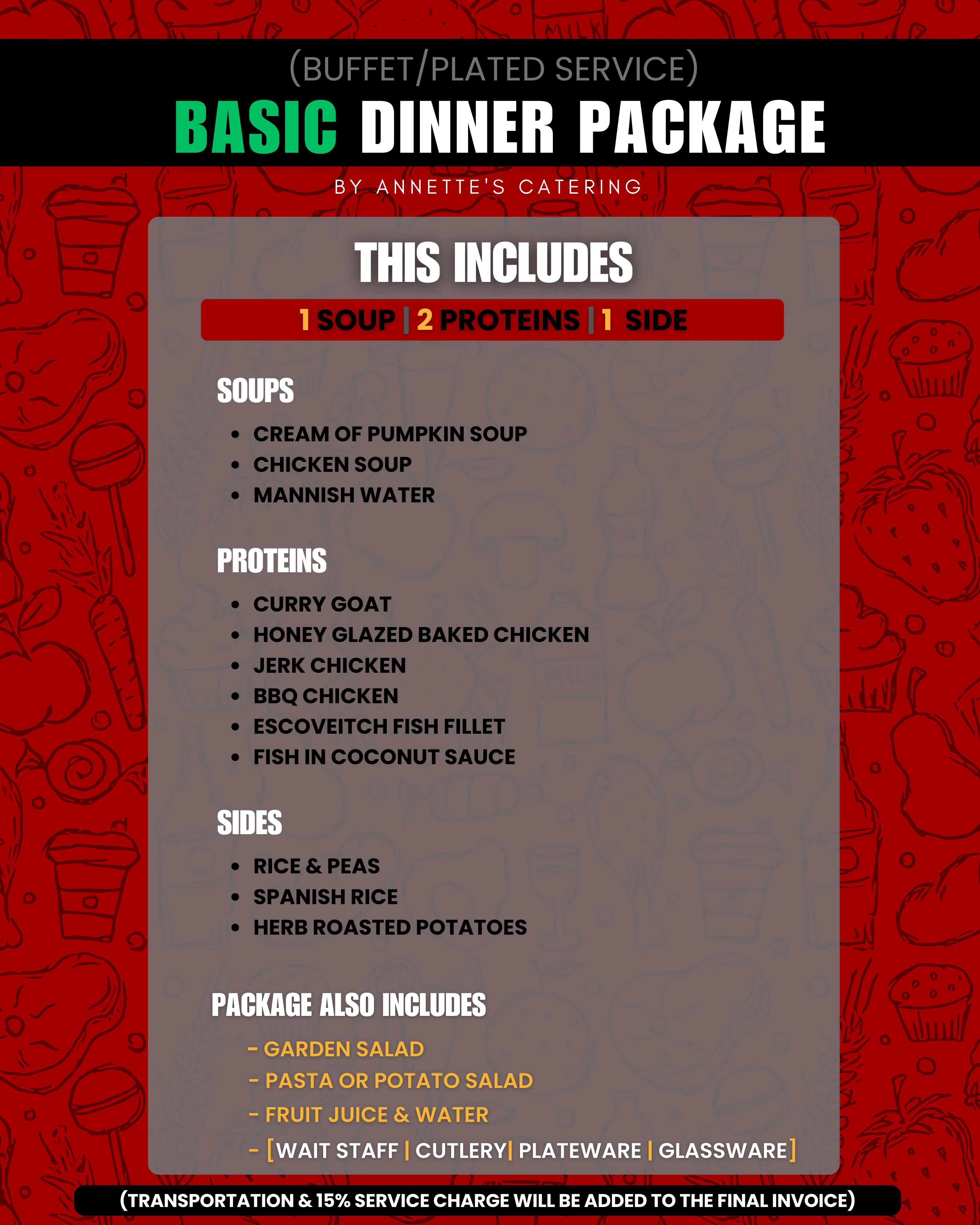Basic - Dinner Package: