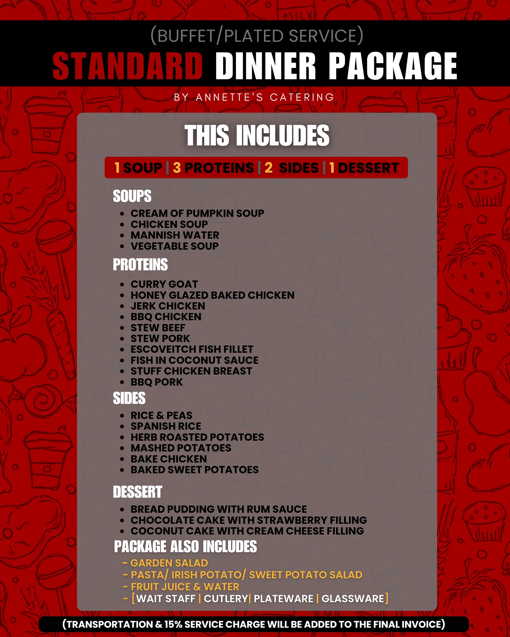 Standard - Dinner Package: