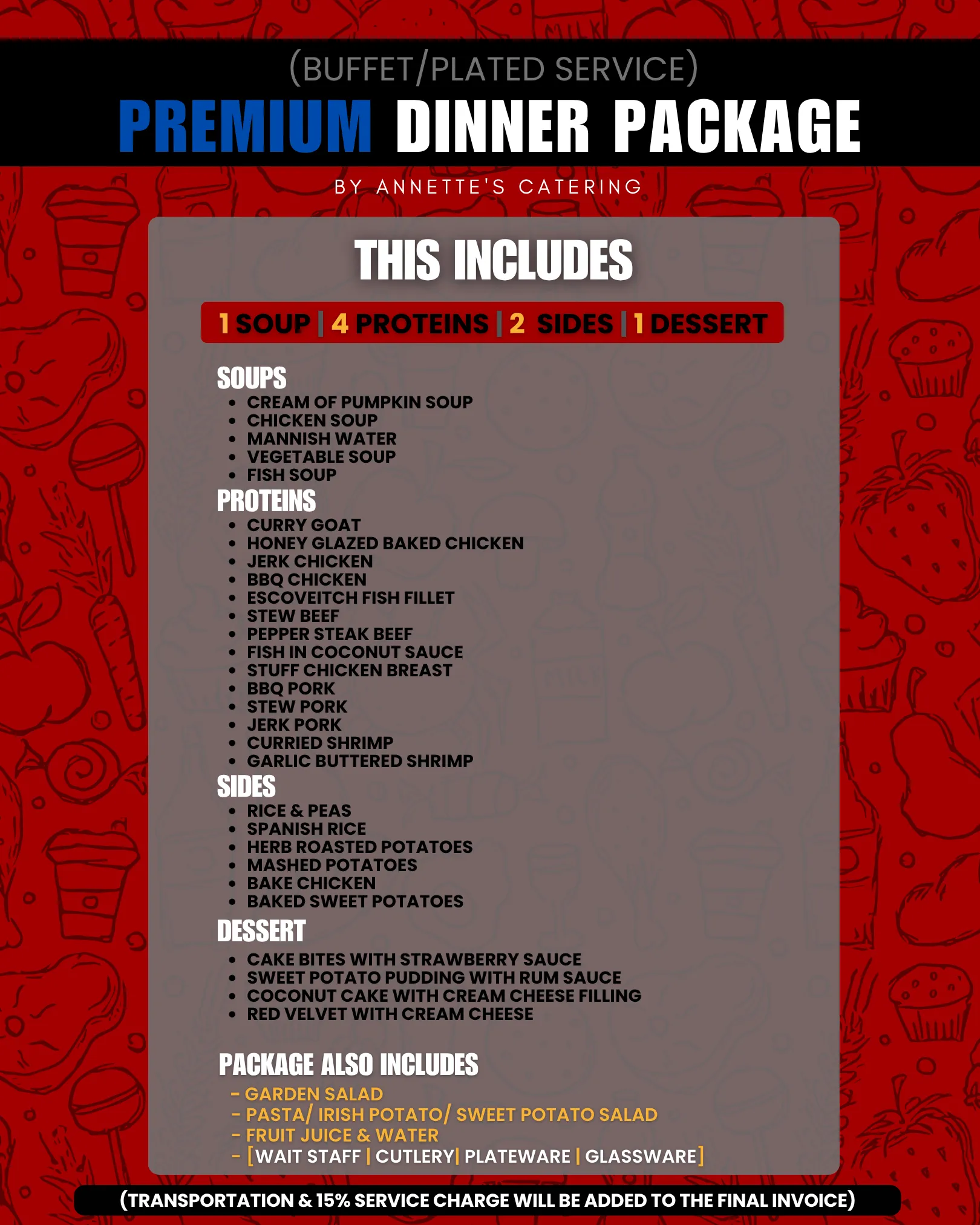 Premium - Dinner Package: