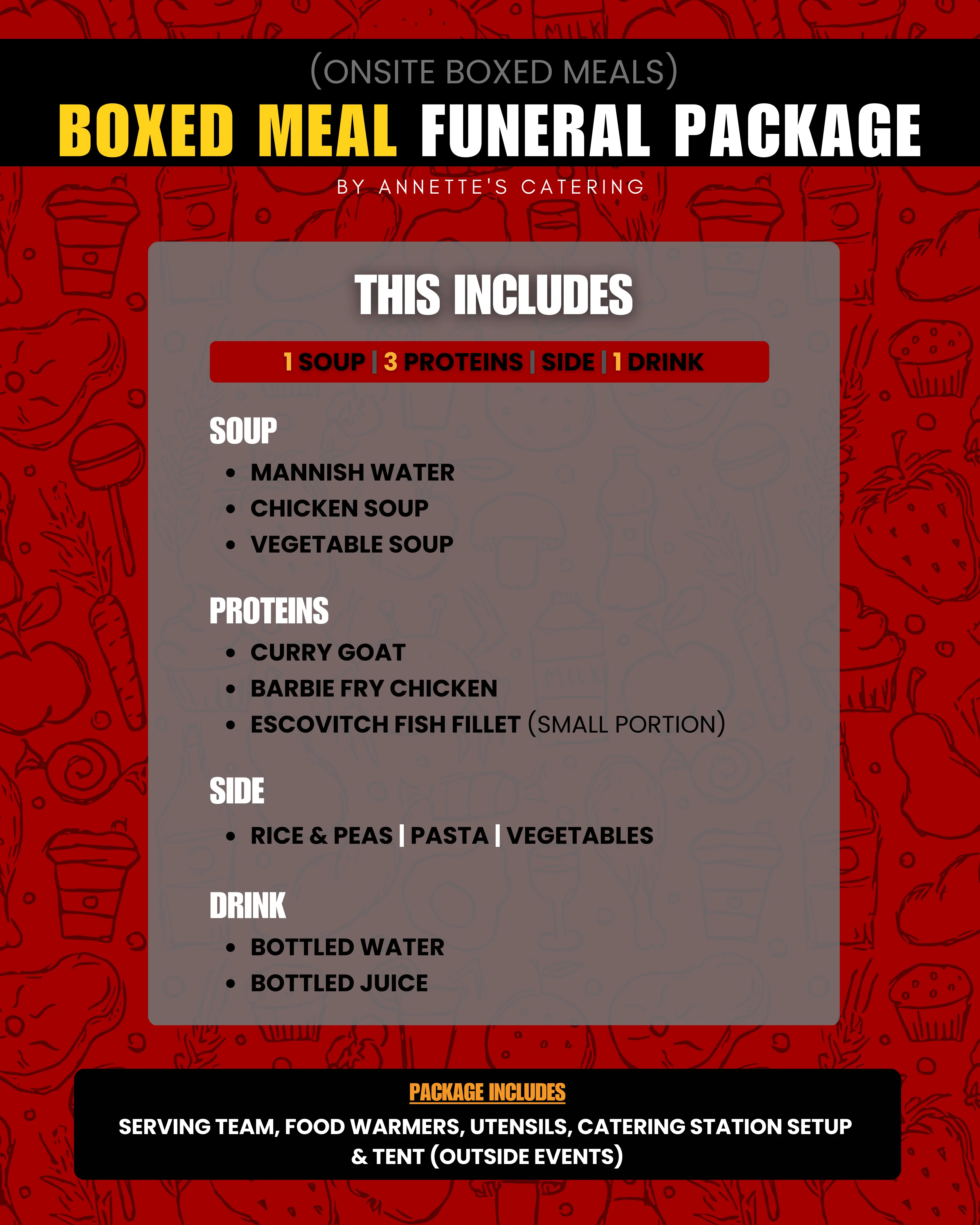 Boxed - Funeral Package: