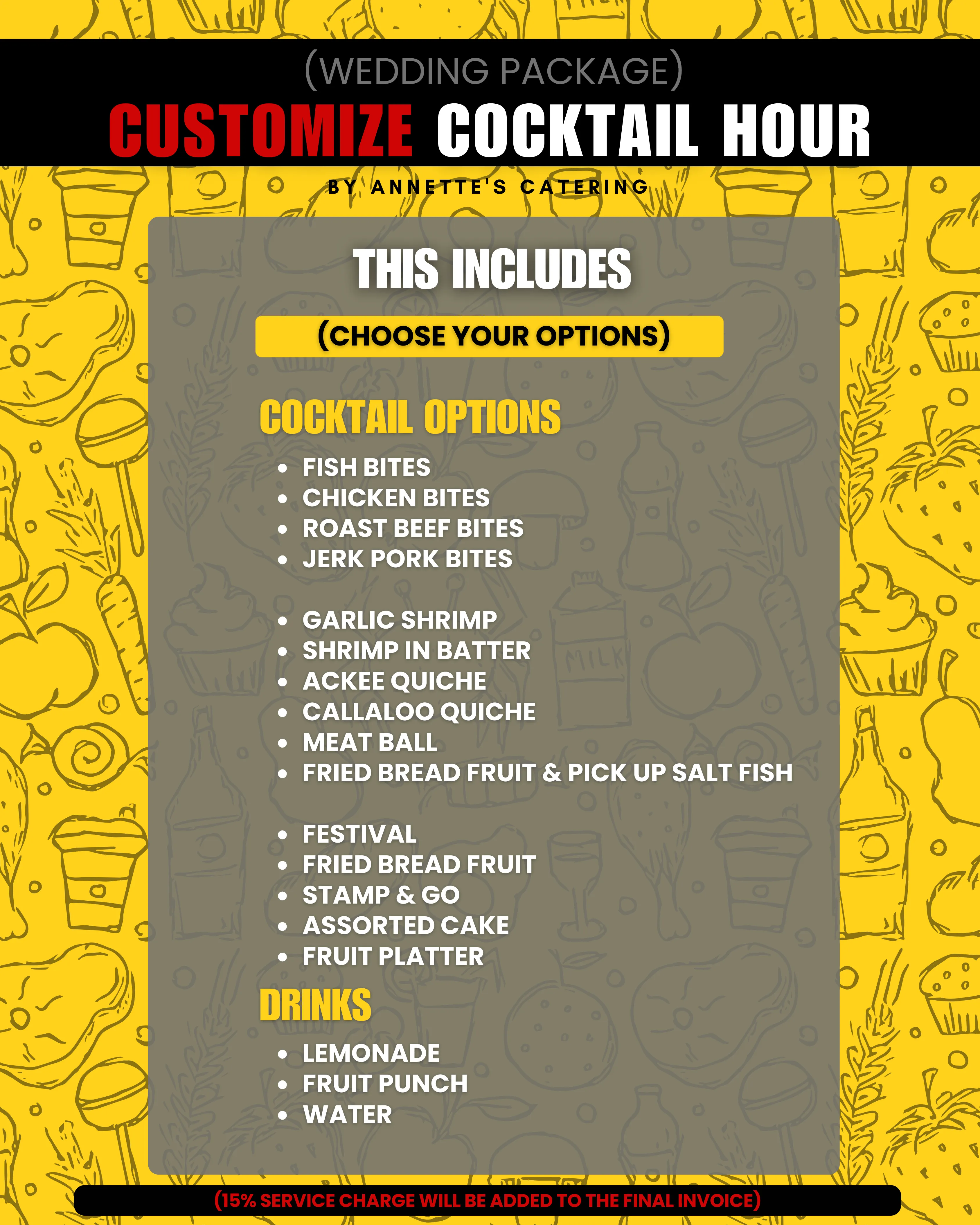 Customize - Cocktail Option: 