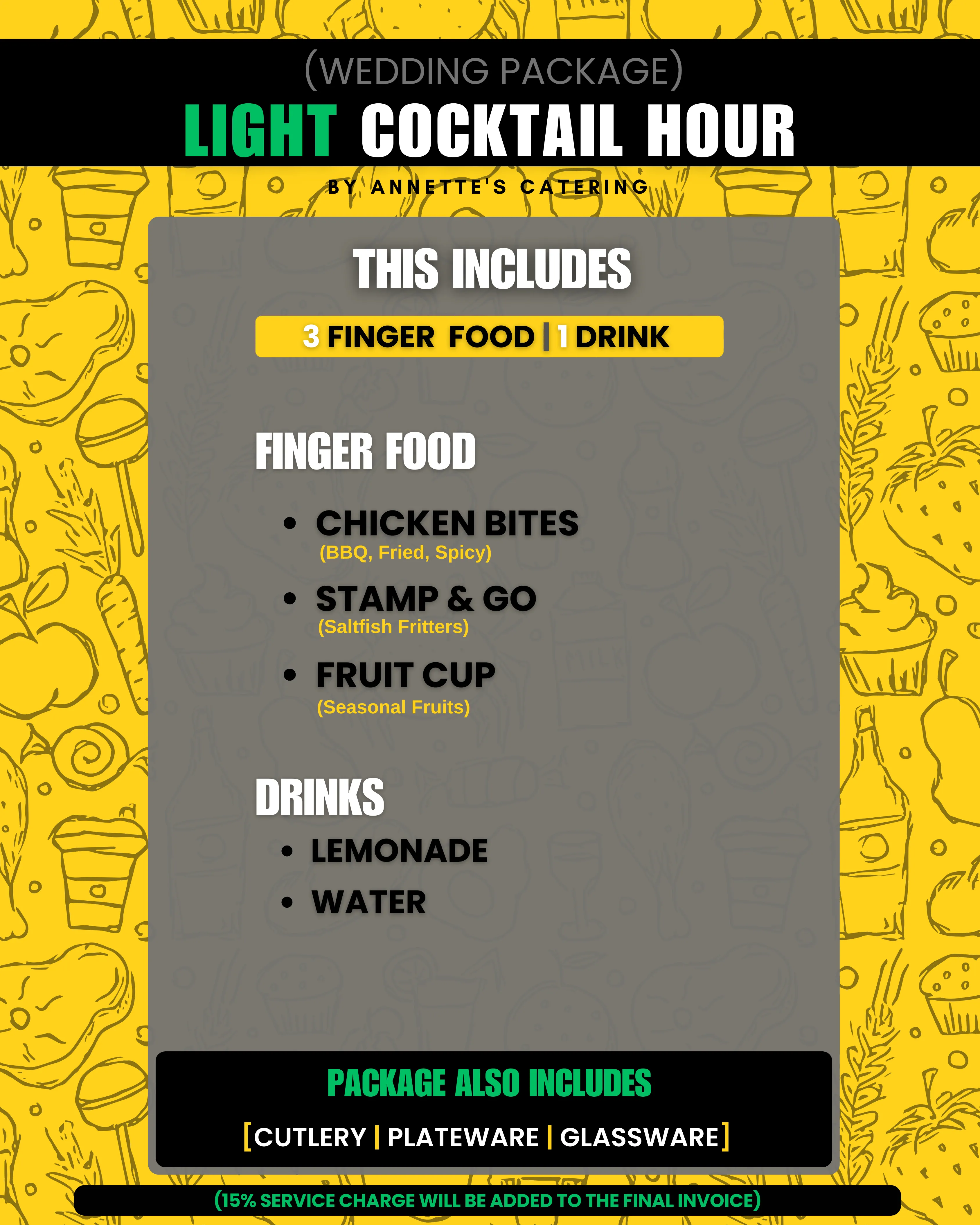 Light - Cocktail Hour Package: