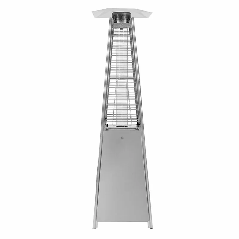 Deluxe Stainless Steel Pyramid Flame Heater