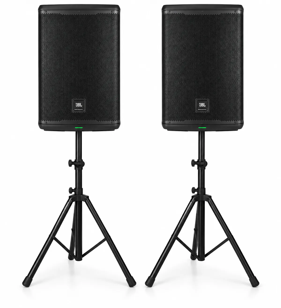 Dual JBL EON715 Powered Speaker Package with Bluetooth