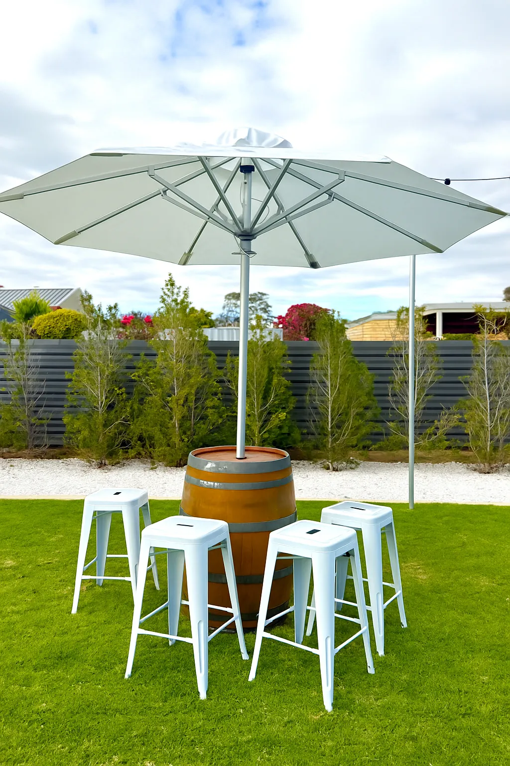 Outdoor Wine Barrel Package 