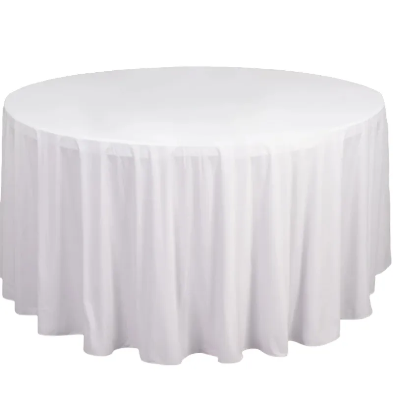 White Table Cloth - Round