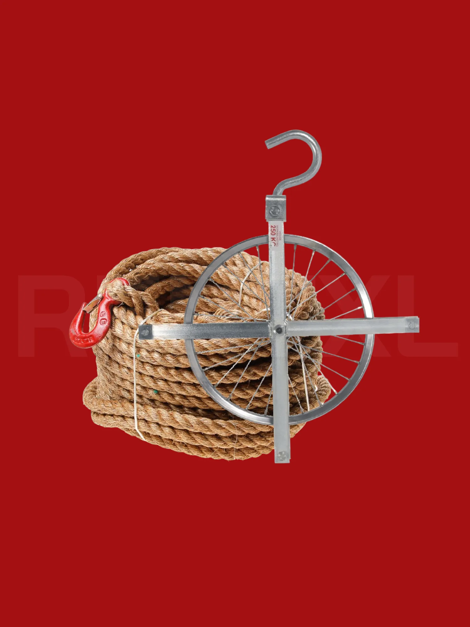 Touw en blok 40 meter huren