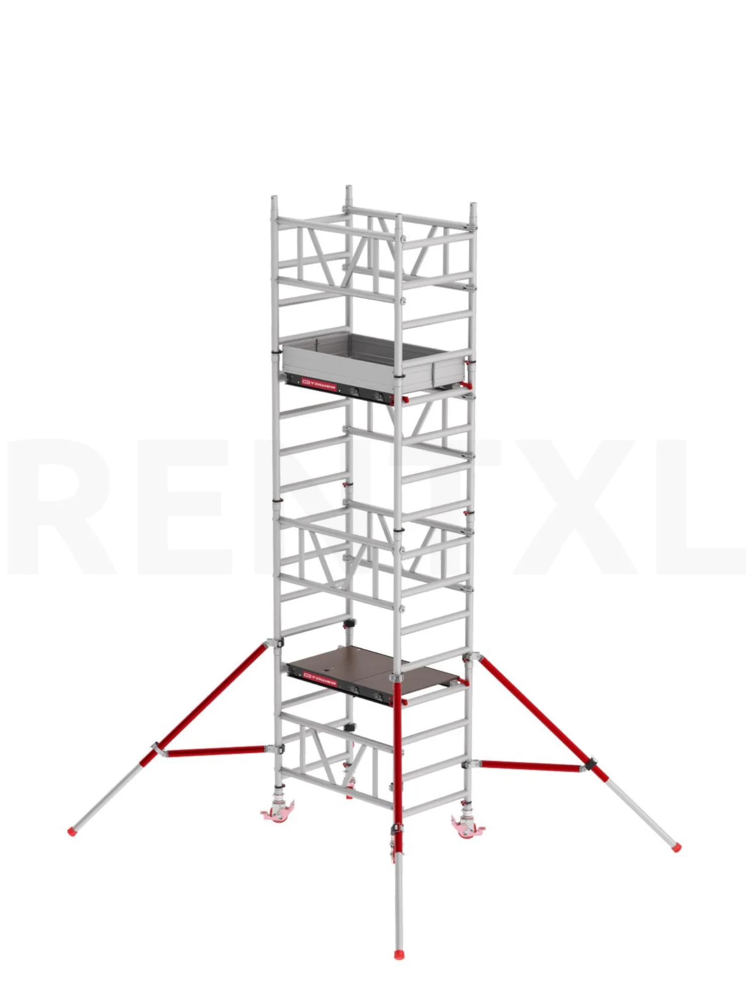 Altrex MiTower rolsteiger huren 75 x 120 cm - 5,20 m werkhoogte