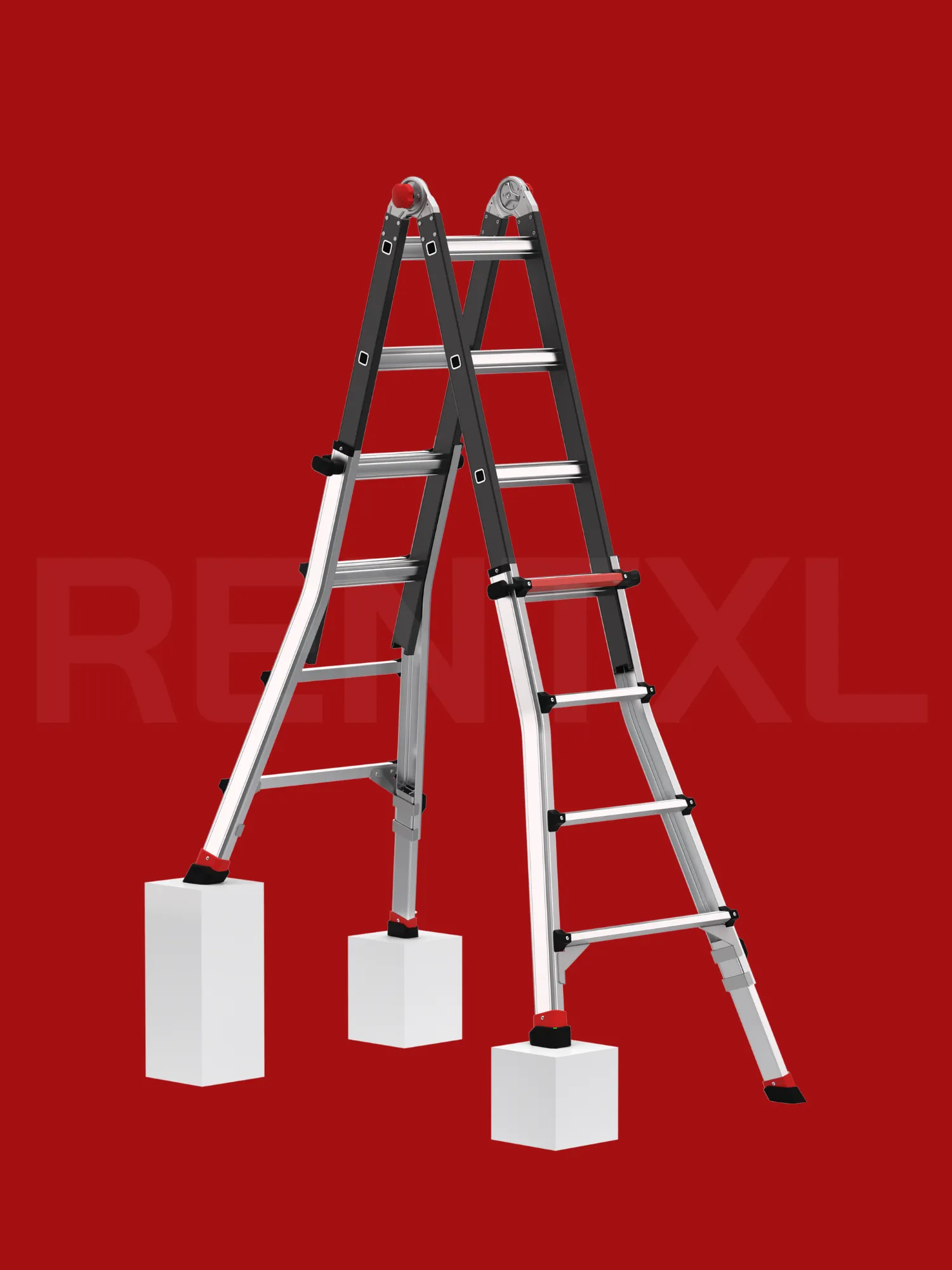 Altrex Varitrex Tele PRO+ Flex 4x4 – Telescopische Vouwladder huren