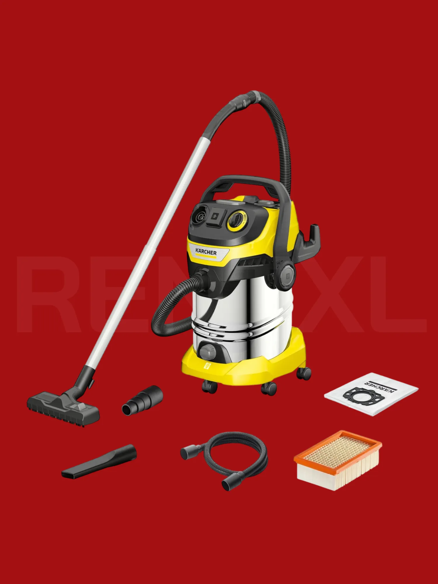 Kärcher WD6 nat- en droogzuiger 30L 1300W huren