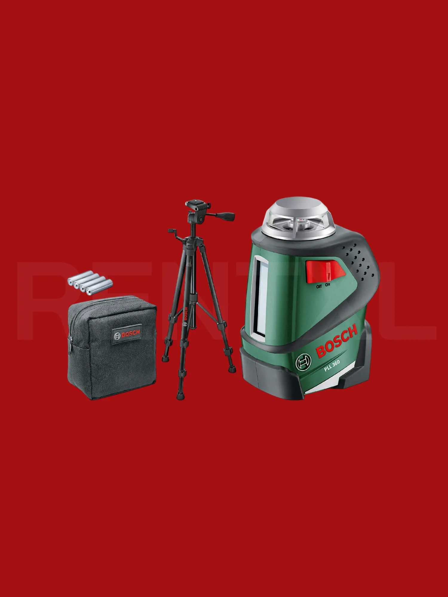 Bosch lijn laser PLL 360 set + statief huren