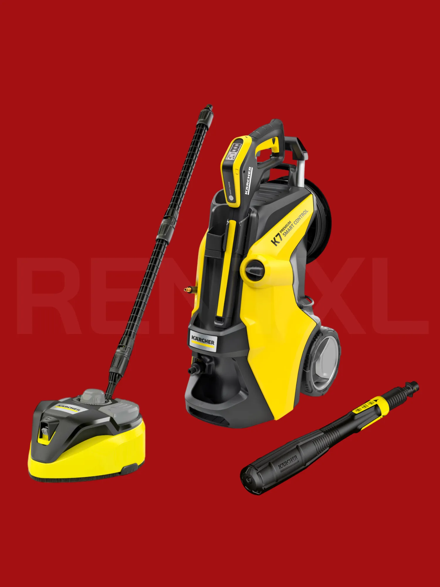 Kärcher K7 hogedrukreiniger met terrasreiniger huren
