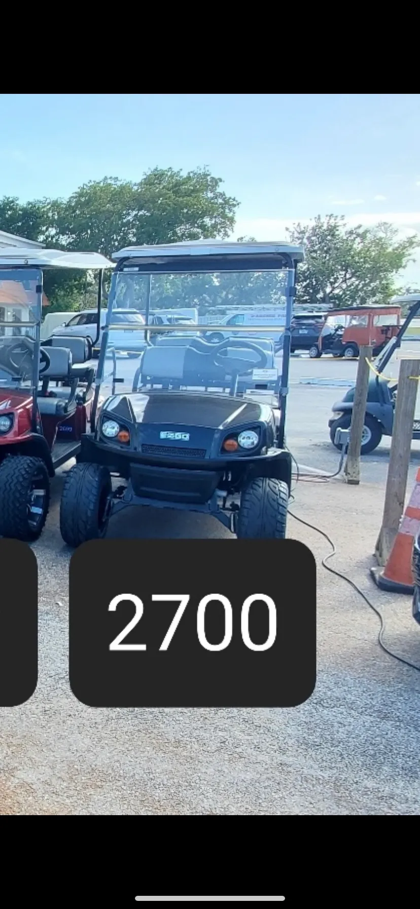 2700 EZGO Black 6 Seater (SB)
