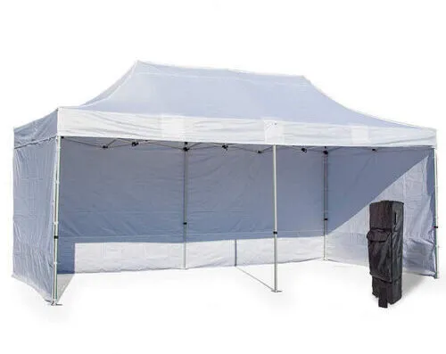 10' x 20' White Tents with Walls