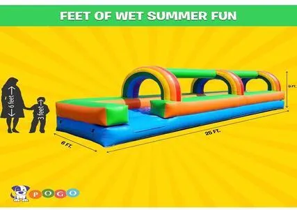 26x6 Inflatable Water Slide