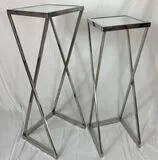 Mirror Cake Stand Tables 