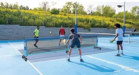 Pickleball 22" Net With Wheels Set