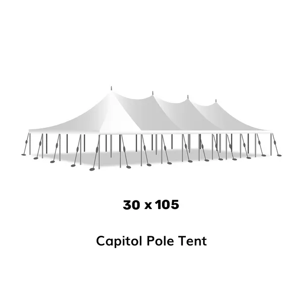 30 x 105 Pole Rope Tent