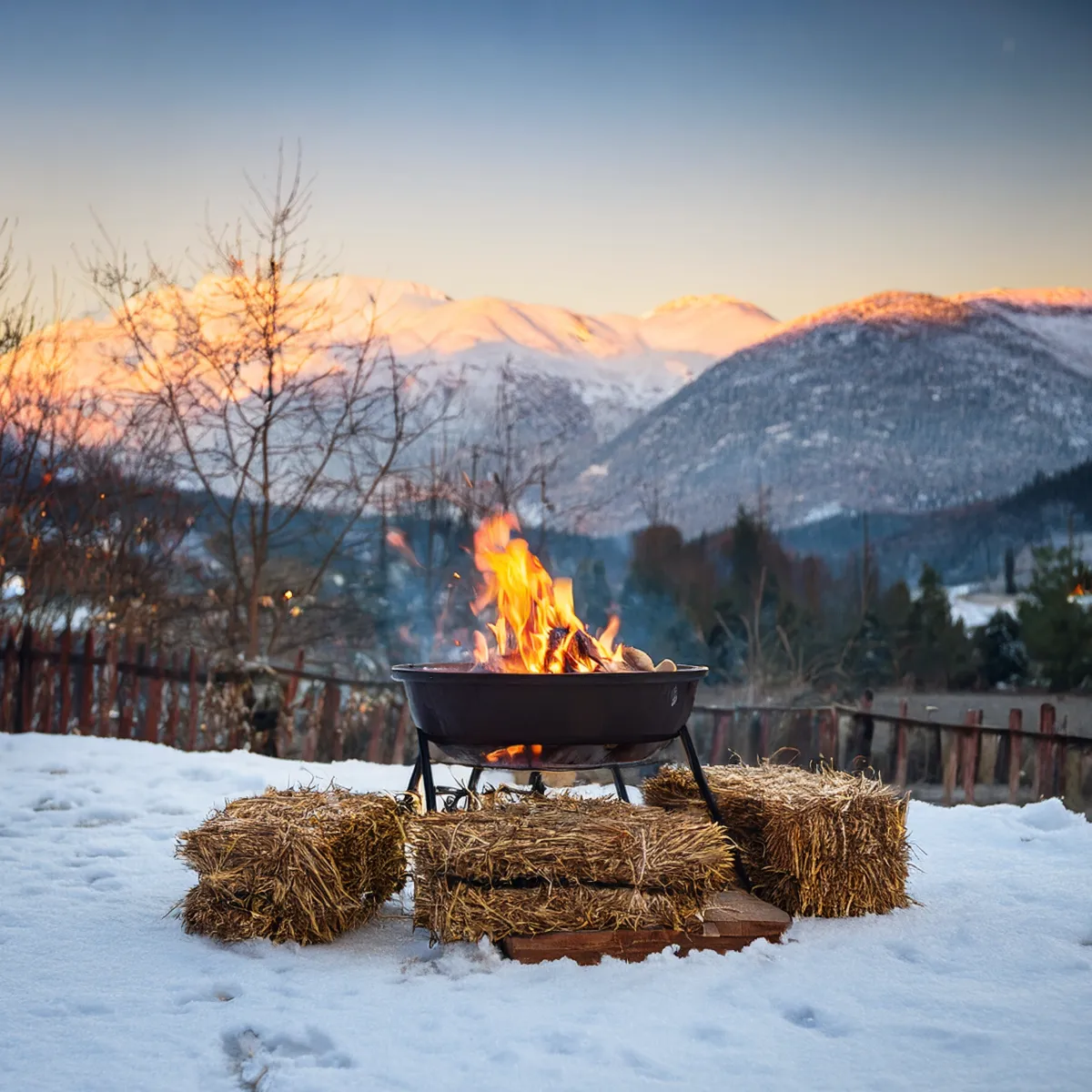 Varme og stemning ute 