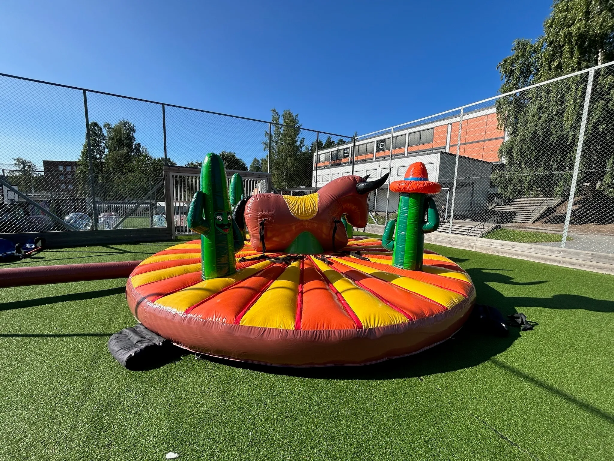 Rodeo Okse uten motor – Manuell Pull-Ride  (m/utstyr)