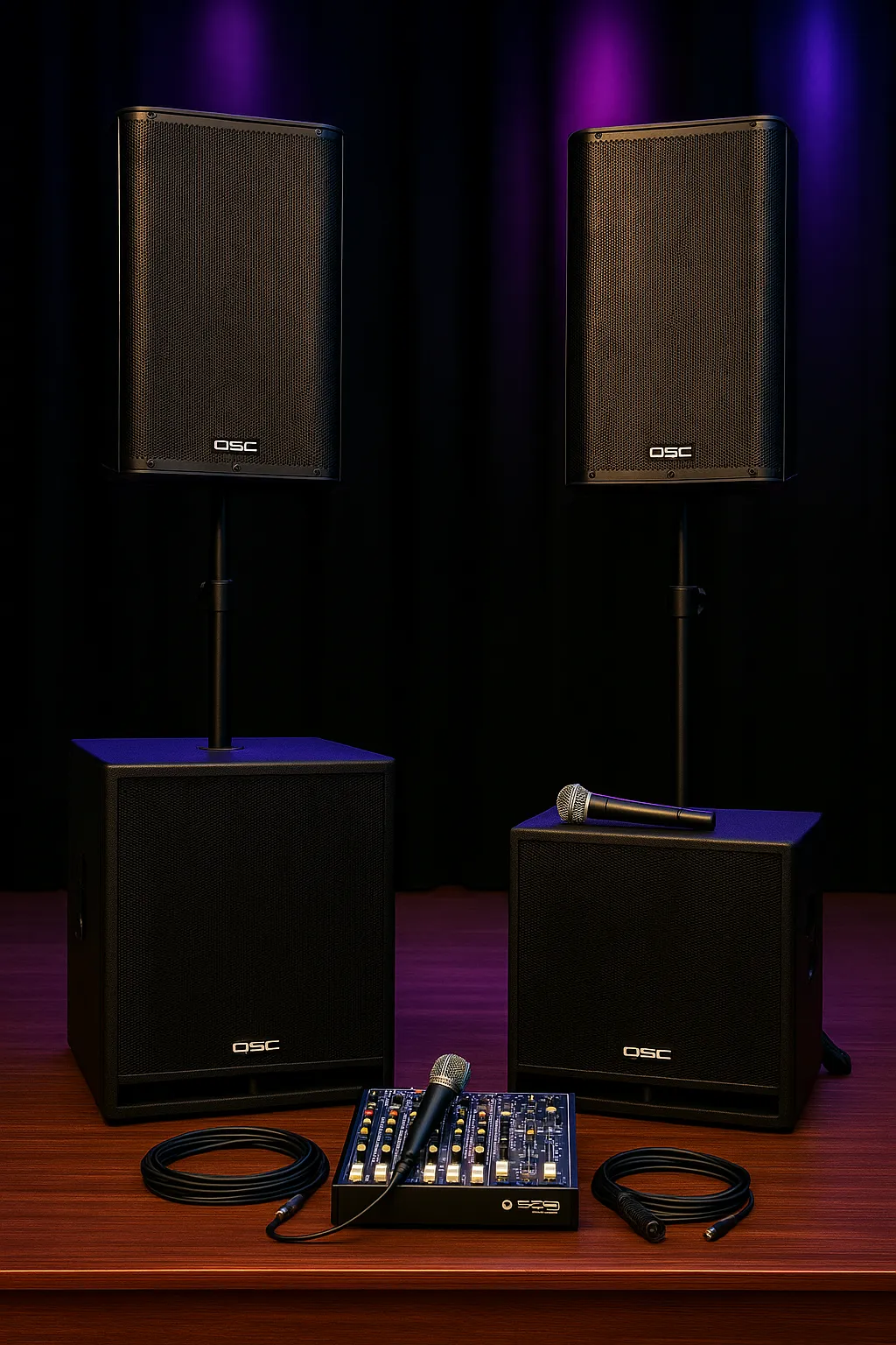 Lydpakke for tale 100 pers