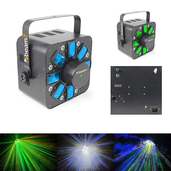 BeamZ Multi Acis III LED with Laser and Strobe
