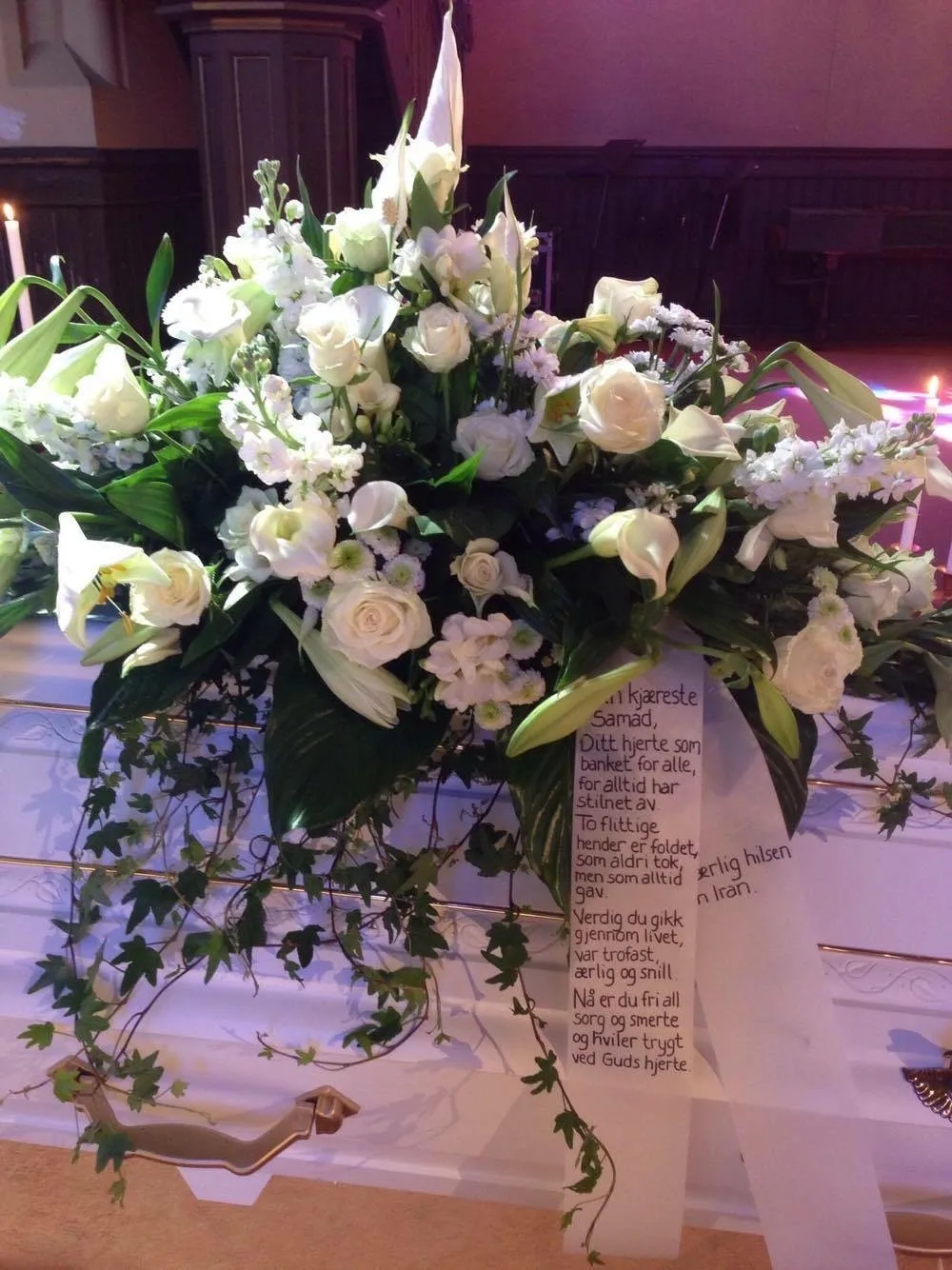 Dekorering med ekte blomster