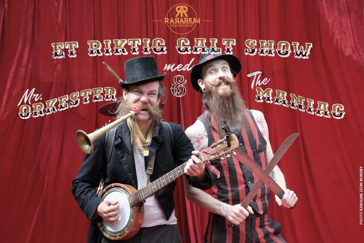 Show med live musikk (16+) – The Maniac & Mr. Orkester