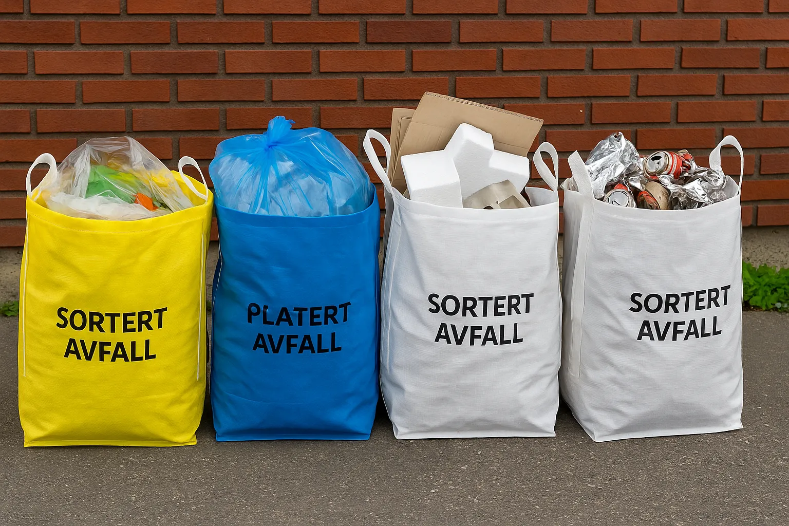 Sortert Avfall – Henting og behandling per 1 m³