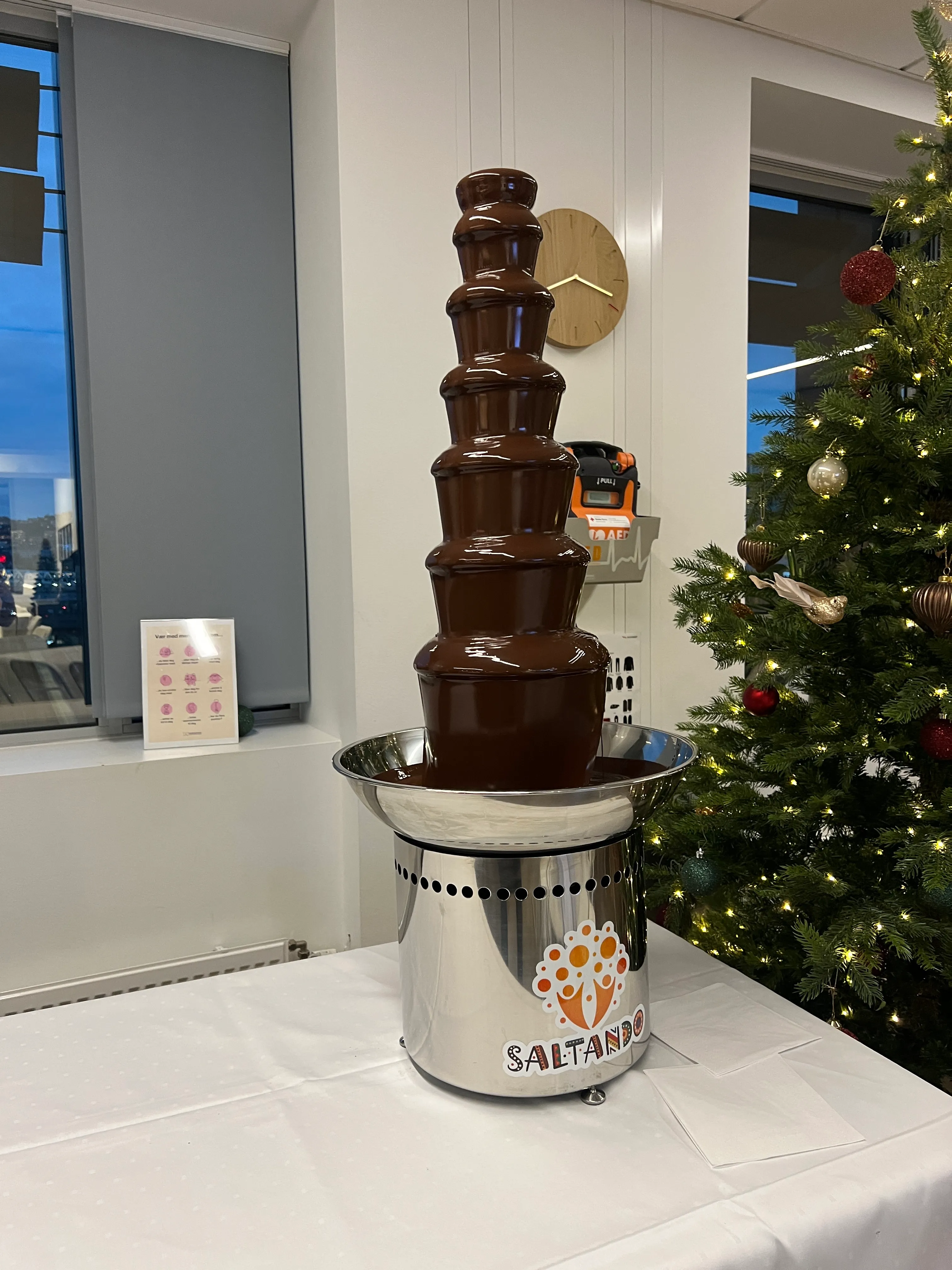 Sjokoladefontene 5-12KG Proff maskin fra Culina