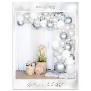 Ballong kit - Sølv