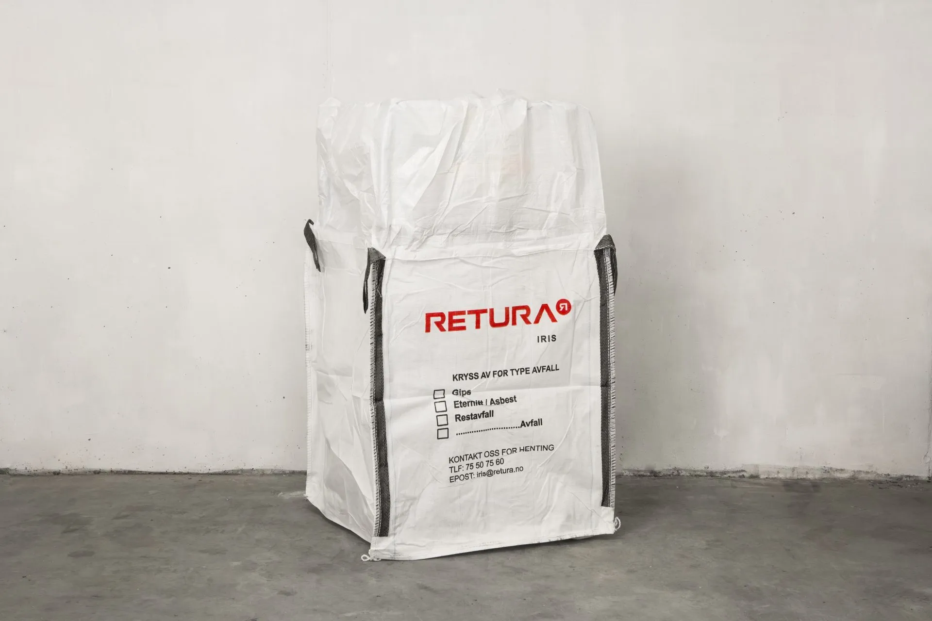 Transportsekker til Avfallshåndtering 1m3