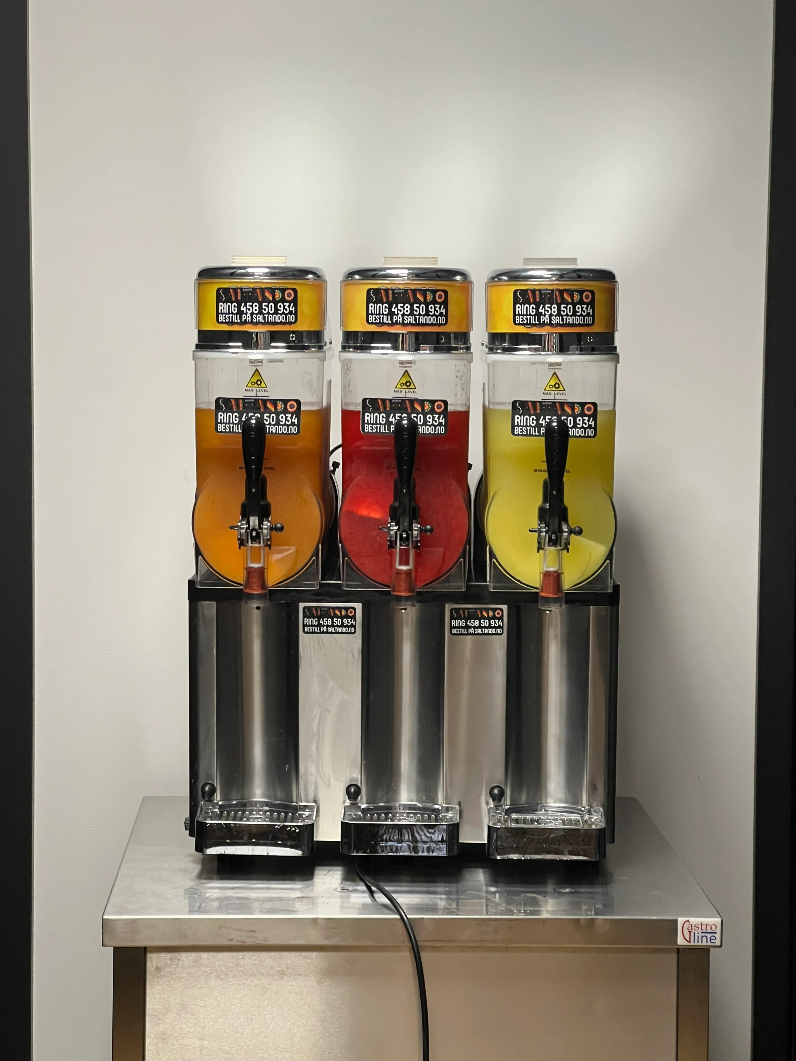 Slushmaskin 3 kammer. 75 serveringer