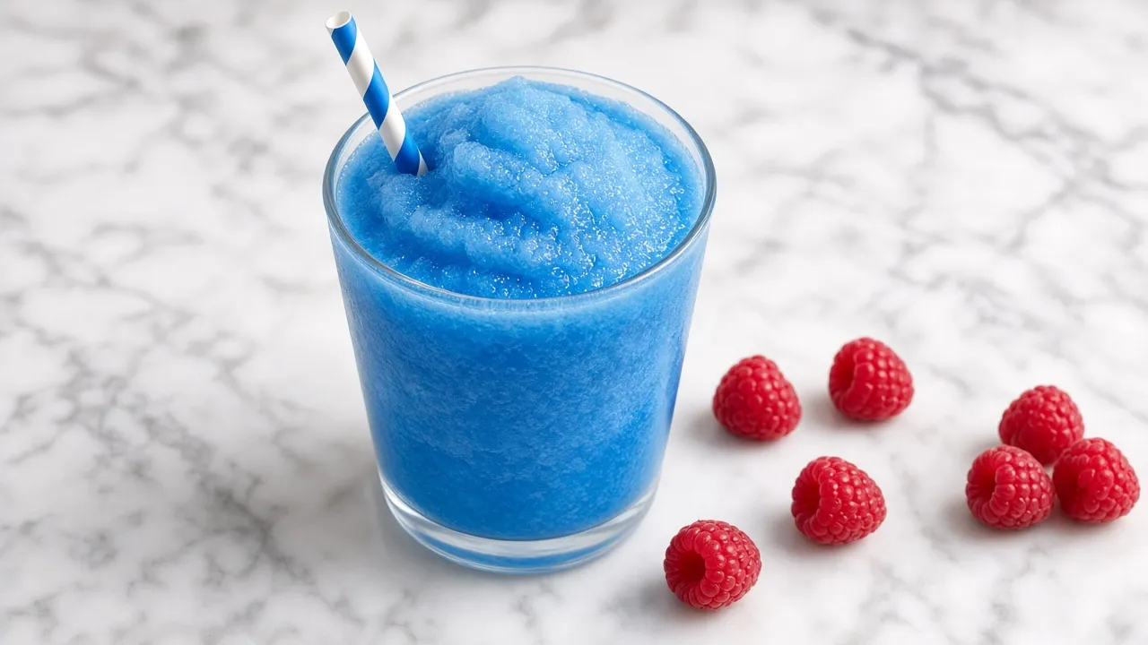 Slushkonsentrat – Blå Bringebær (1 flaske)