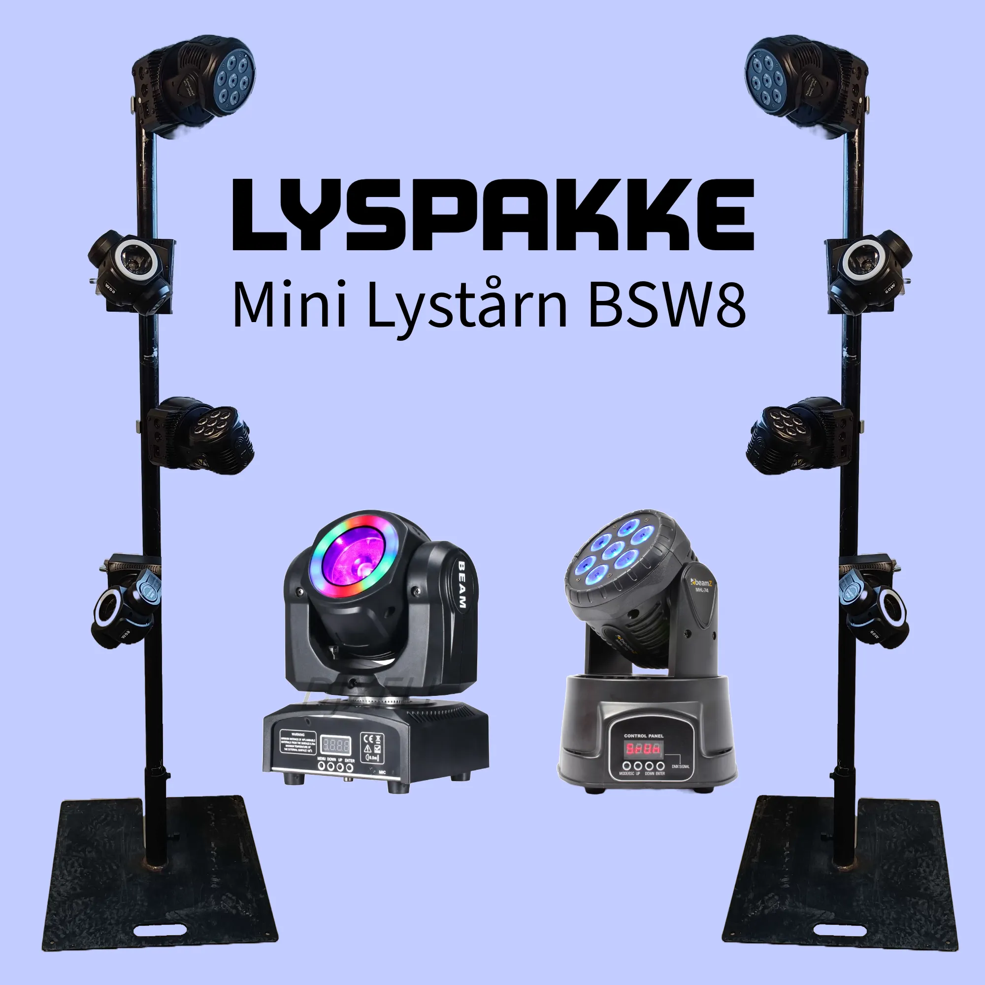 Lystårn Velg størrelse 