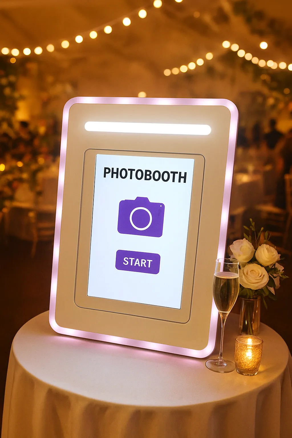 Fotobooth bordstativ