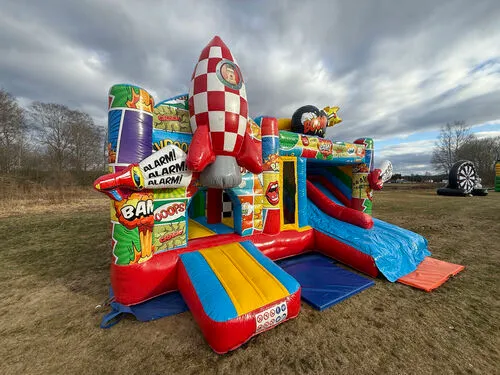 Hoppeslott Dobbelsklie - COMICS 14 personer (m/utstyr)