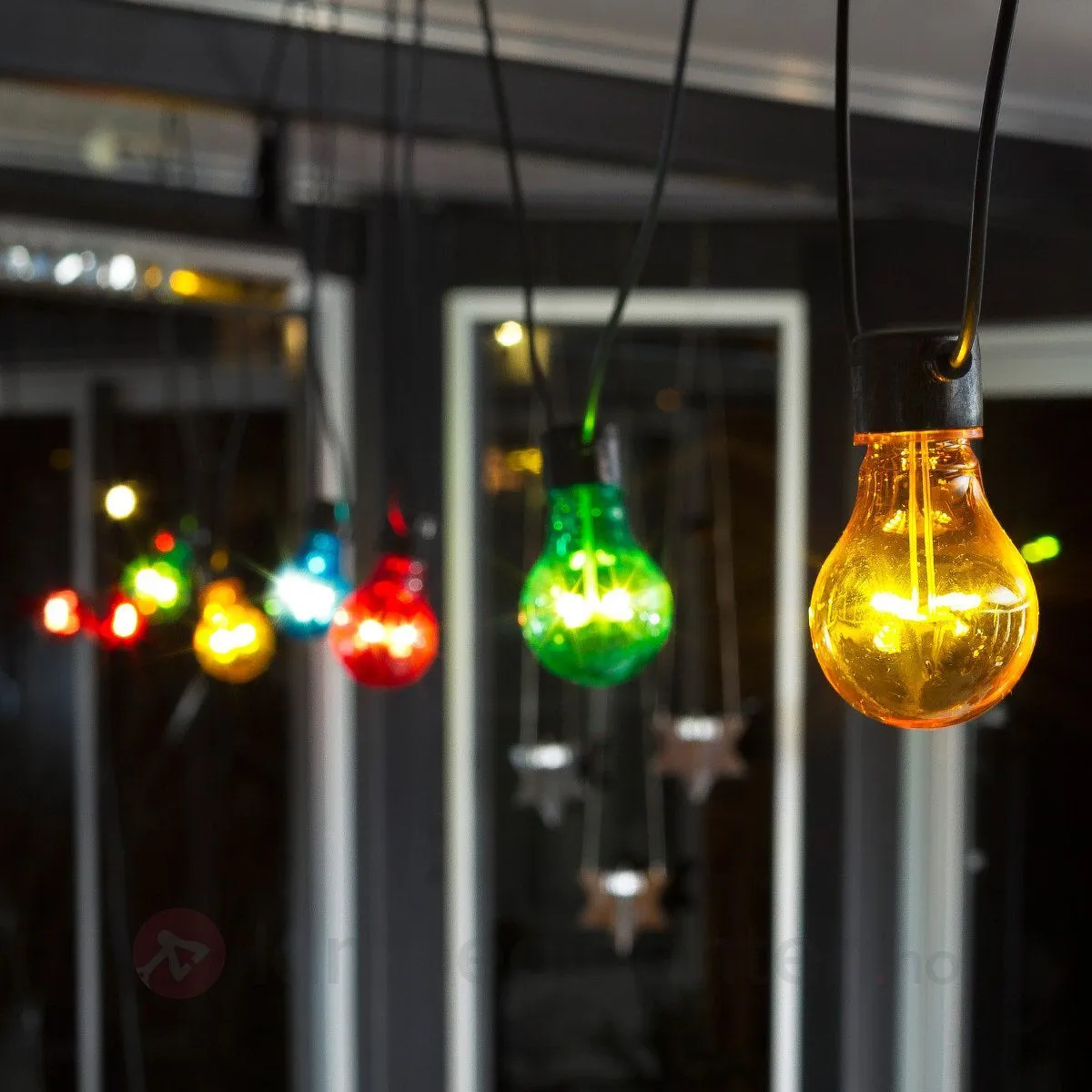 Lyslenke LED Farger (10meter)