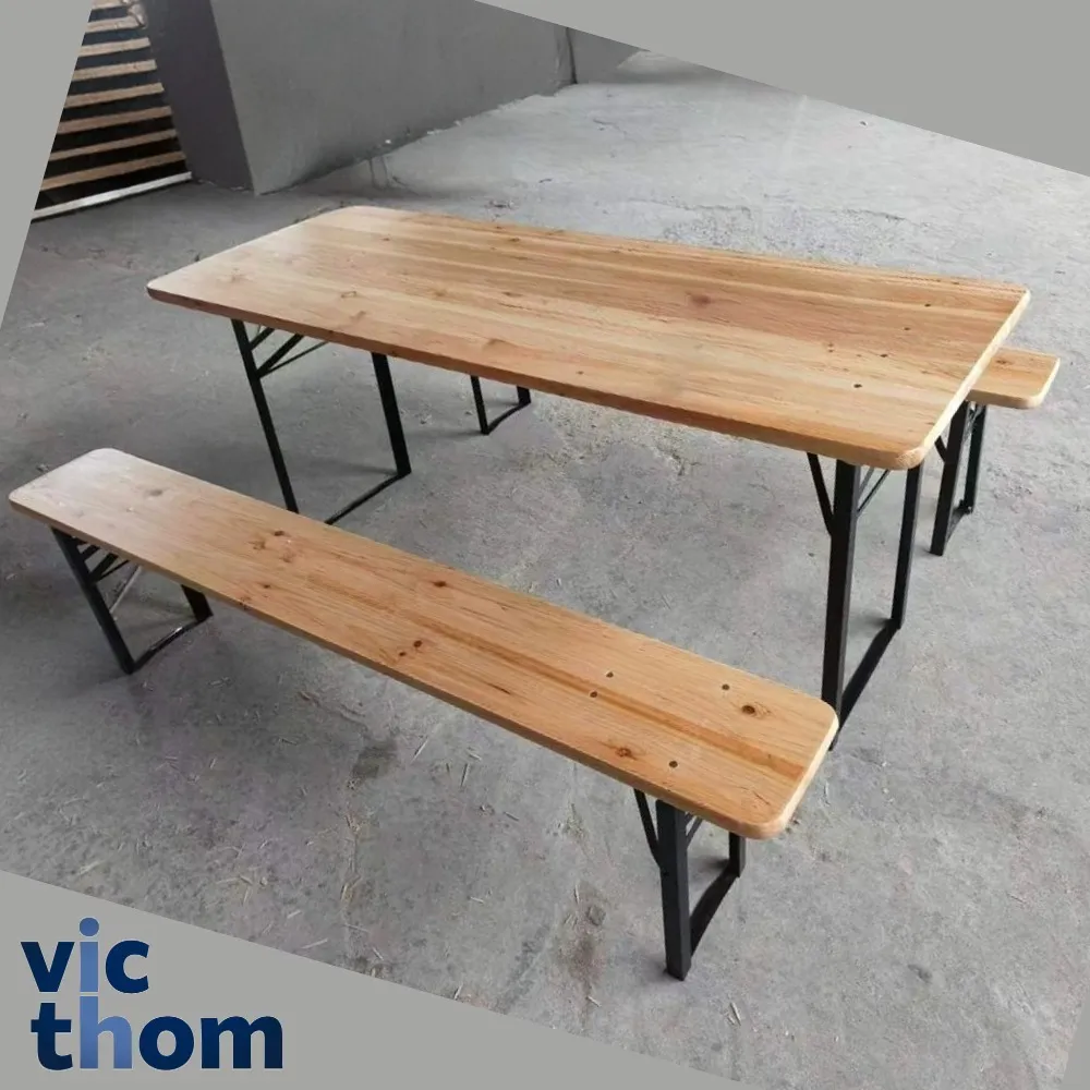 Festival bord- og benksett PROFF 180 cm (6 personer)