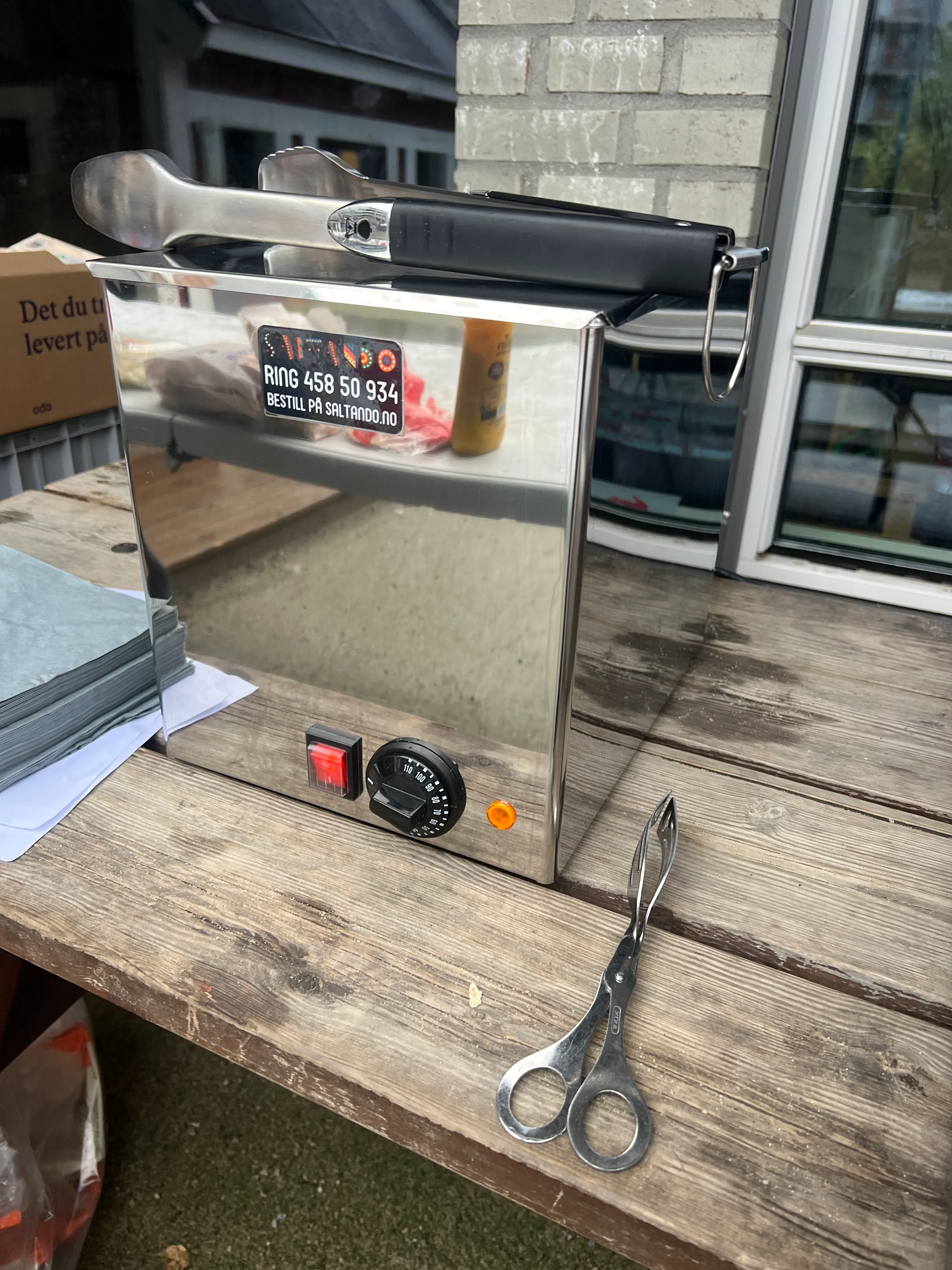 Pølsekoker – Dampkoker med rist 30 pølser