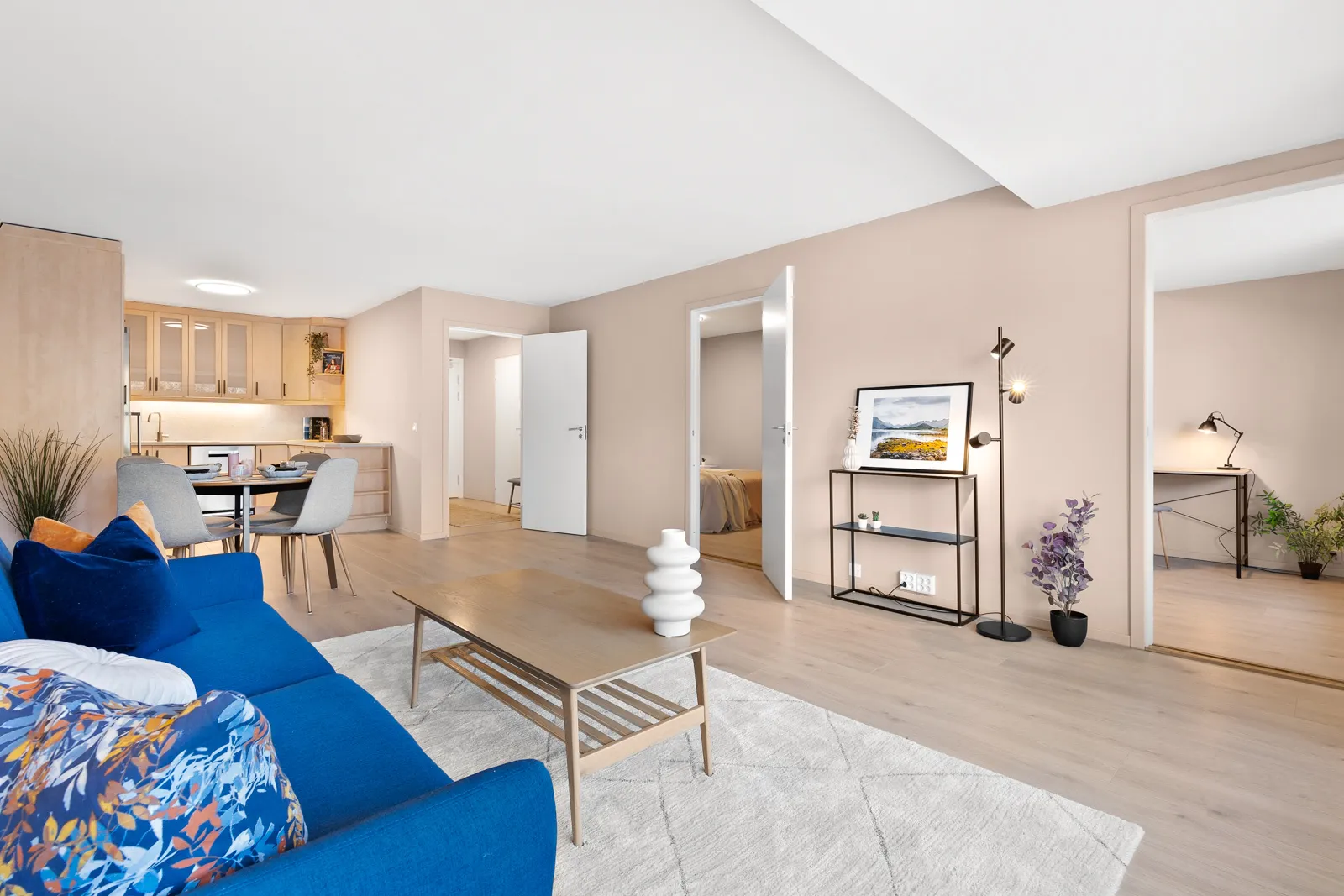 Blue pakken - Boligstyling 3-roms