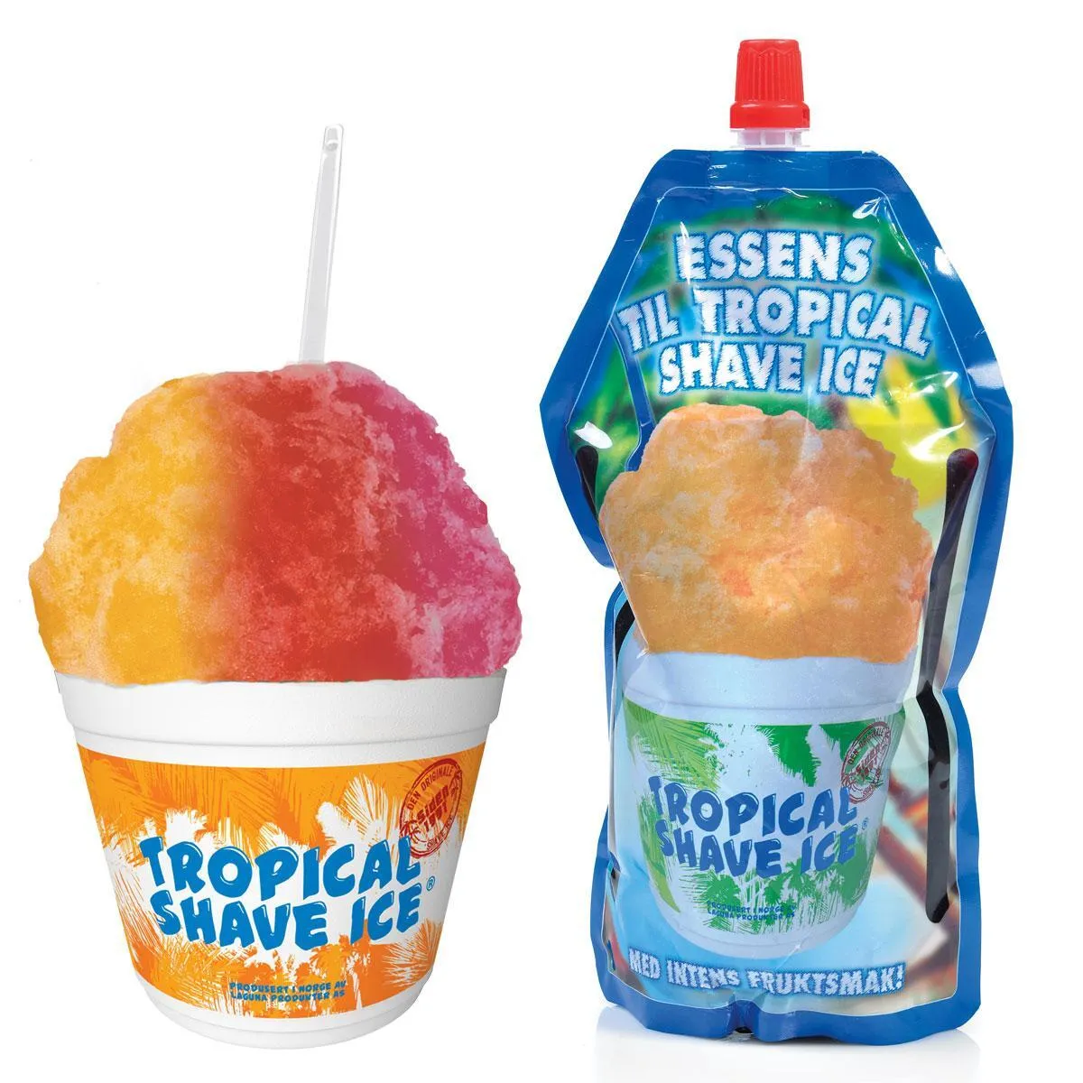 Shave Ice Shave Ice – Ferdigblandet 1L poser med tropiske smaker