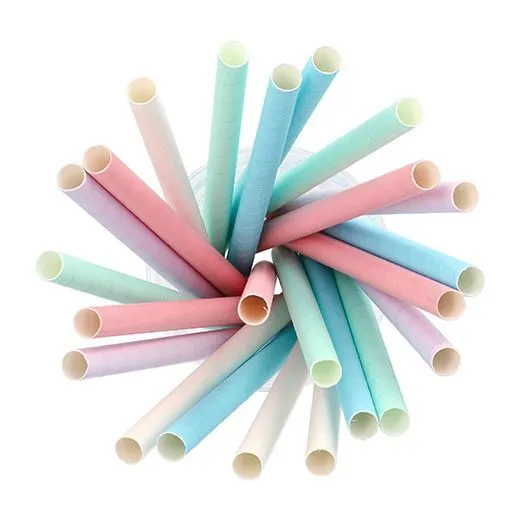 Papp Sugerør Bubble